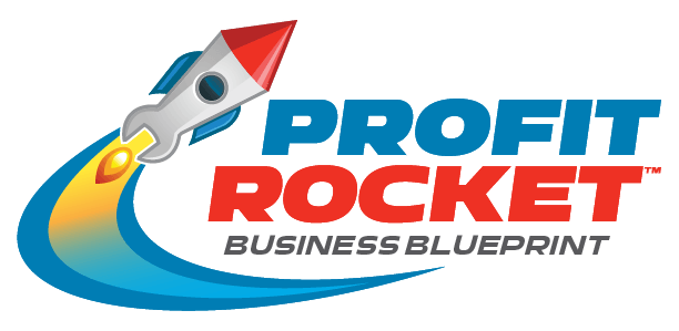 profit rocket business blueprint logo